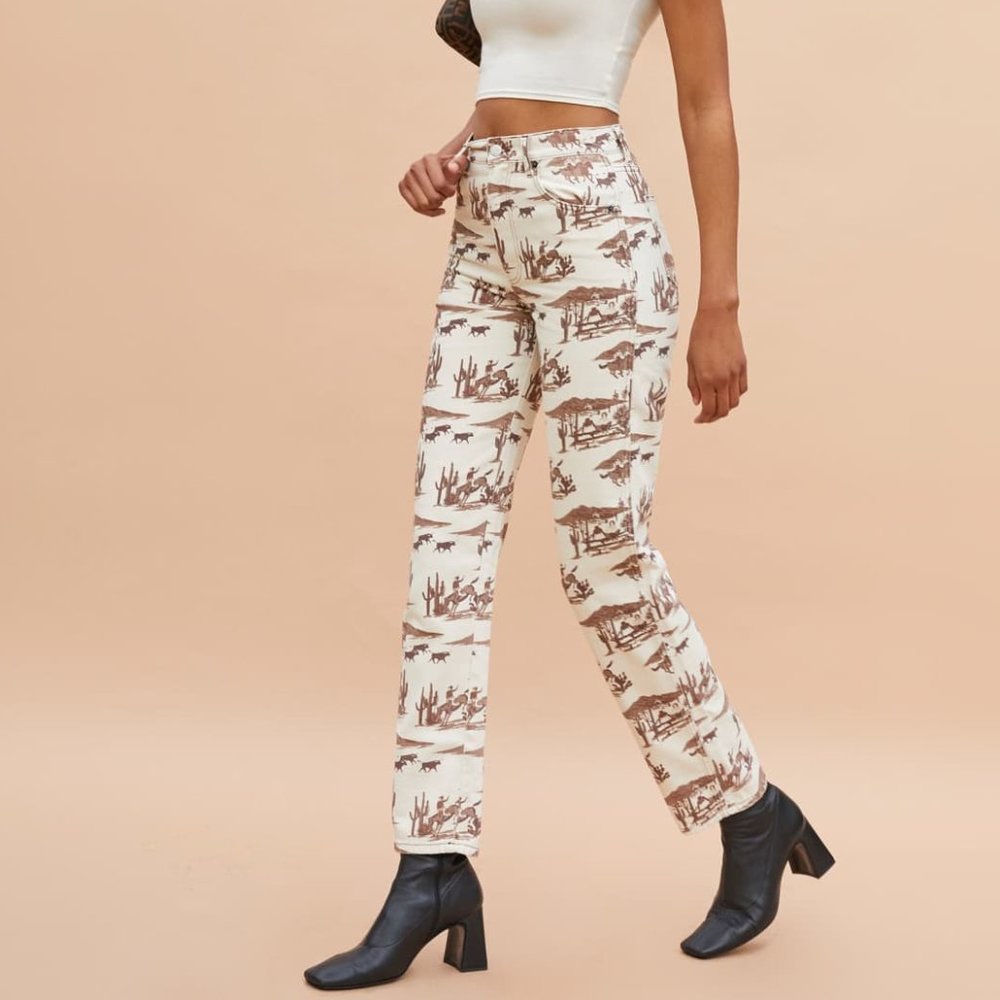 Reformation Sonora High Rise Straight Jeans